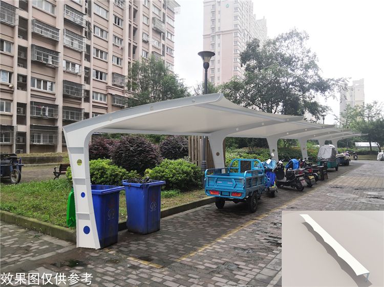 電動(dòng)車(chē)車(chē)棚膜結(jié)構(gòu)